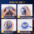 JIN BD Wrist Trainer Ball - Automatic Start Gyroscopic Forearm Exerciser