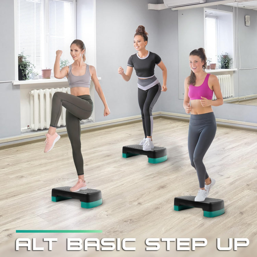 Yes4All Aerobic Exercise Step Platform - Compact Stepper for Cardio & Strength
