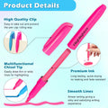V-Opitos 30 Pack Highlighters in 6 Assorted Colors, No Bleed, Bright With Soft Chisel Tips, Ideal for Office and School Supplies