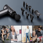 OLsky Massage Gun Deep Tissue Handheld Electric Muscle Massager Grey