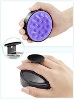 HEETA Scalp Massager for Hair Growth and Relaxation, Soft Silicone Shampoo Brush