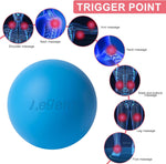 Massage Lacrosse Balls for Myofascial Release and Deep Tissue Massage 2Pack