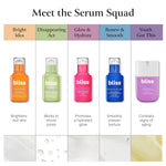 Bliss Vitamin C + Tri-Peptide Bright Idea Serum – 15% Brightening + Barrier Boost Complex for Radiant, Firm Skin – Anti-Aging Face Serum Boosts Collagen & Elasticity - 1 fl oz
