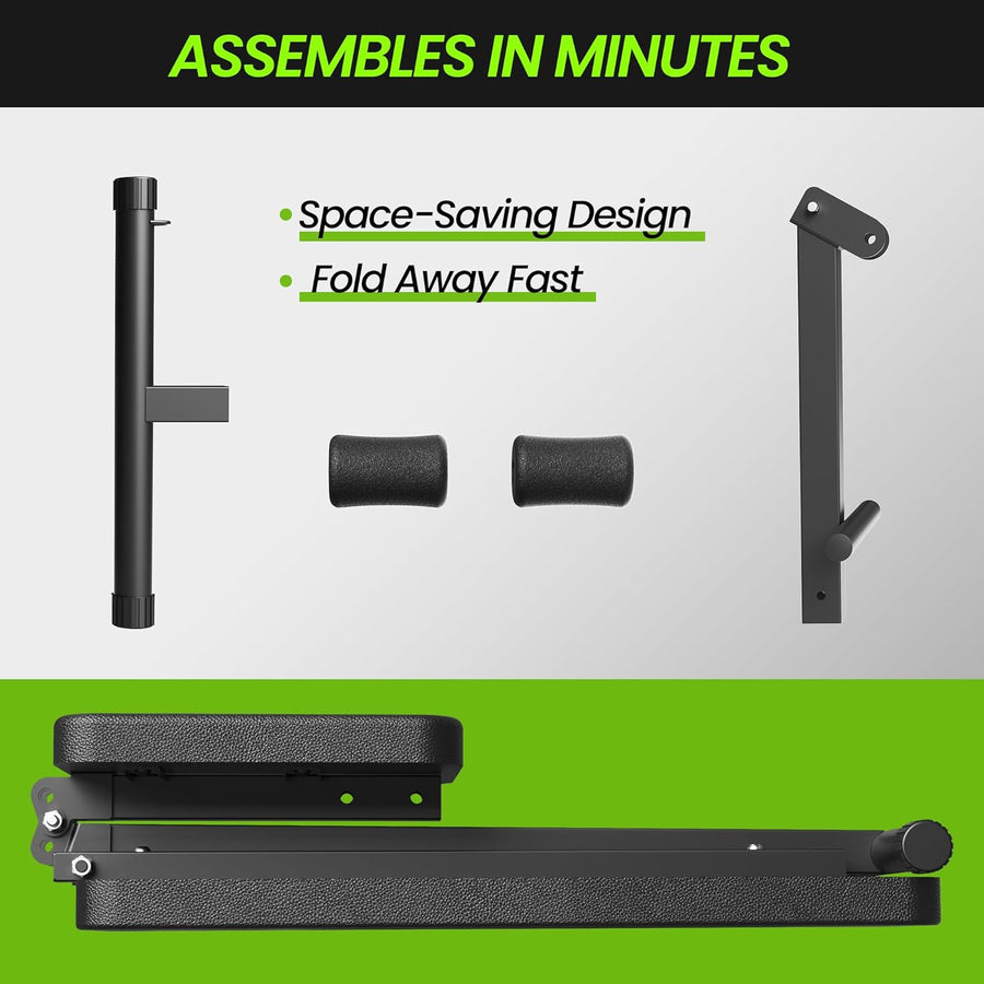 Adjustable Weight Bench for Home Gym, 600LBS Capacity, Foldable Workout Bench