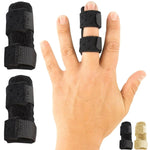Vive Finger Splint 2 Pack - Universal Finger Straightener and Support