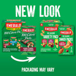 Emerald Nuts Mixed Nuts Variety Pack 18ct (1-Pack) , 100-Calorie Individual Packs , Features Dry Roasted Almonds, Natural Almonds & Walnuts, and Roasted & Salted Cashews