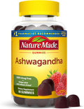 Nature Made Ashwagandha Gummies, Vegan, KSM 66 Ashwagandha Supplement for Stress Support, 60 Count