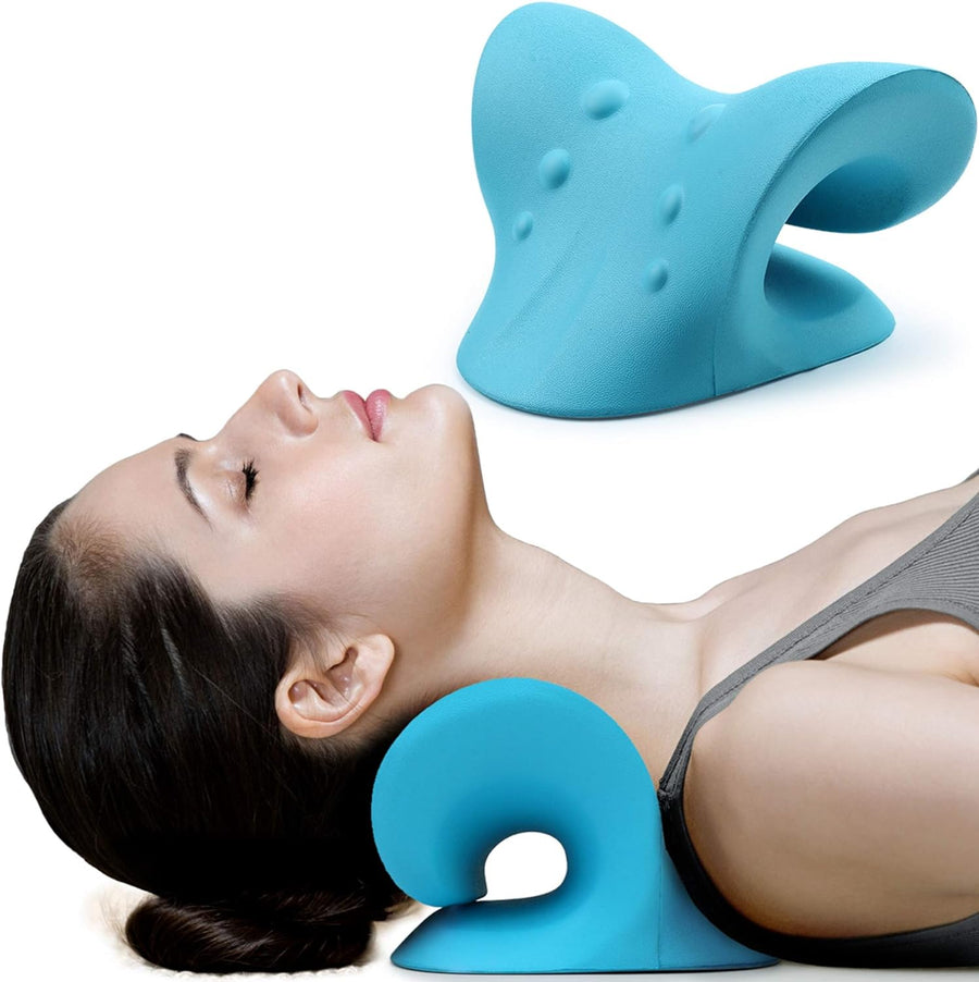 RESTCLOUD Neck and Shoulder Relaxer, Cervical Traction Device for TMJ Pain Relief