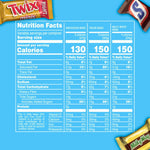 Snickers, Twix & Milky Way Minis Assorted Chocolate Candy Variety Pack, Candy Bag, 150 Ct Bulk Bag (2.93 Pounds)