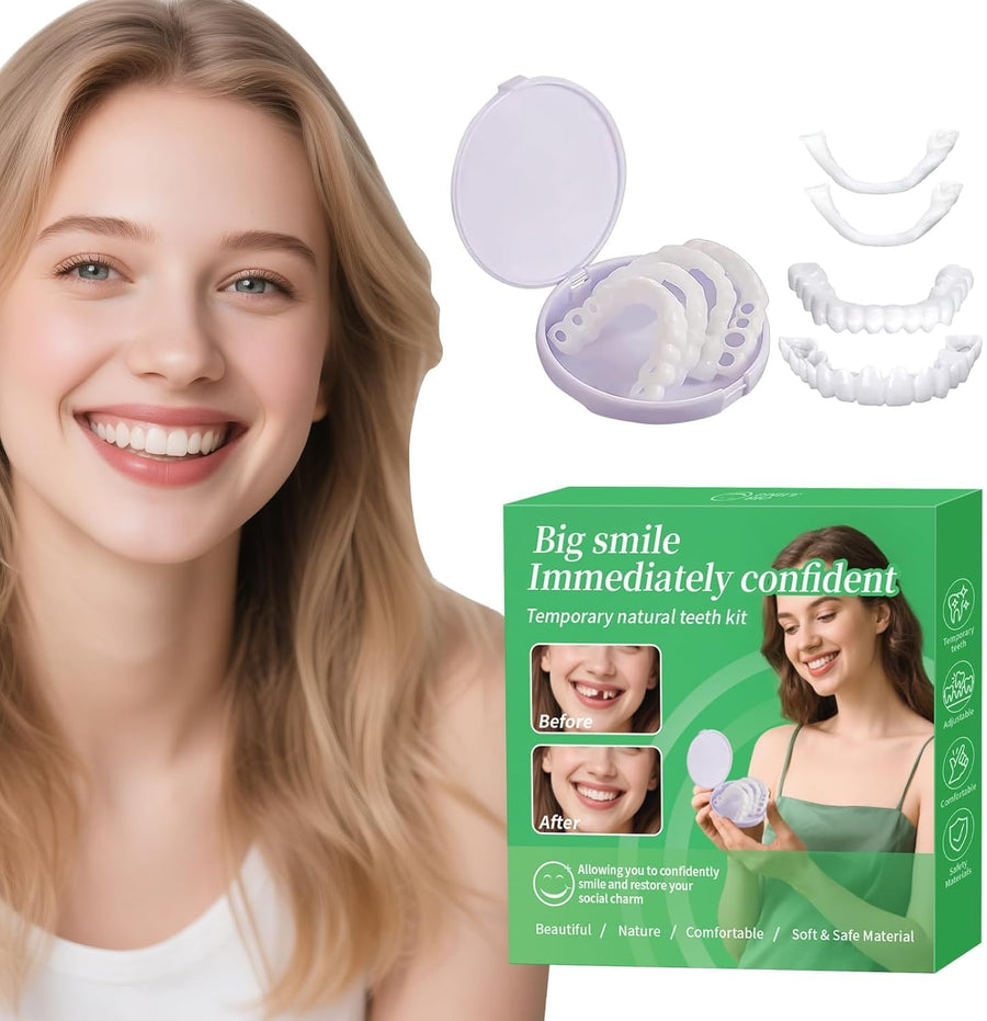 Adjustable Comfort Fit for Men and Women, 2 Pairs, Regain Confidence Smile