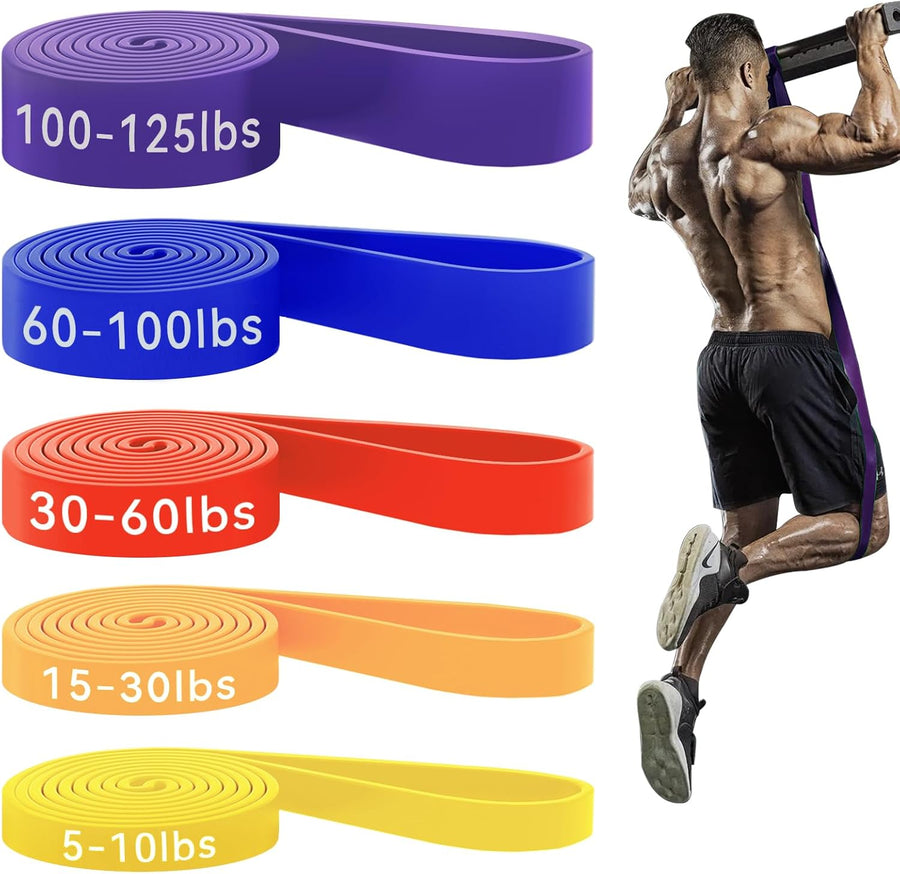 HAPBEAR Pull Up Assistance Bands Resistance Bands Set for Workout