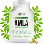 Alevia Organic Amla Capsules 1000mg – Indian Gooseberry Amla Fruit Supplement – Organic Amla Powder Organic for Antioxidant, Energy & Digestive Support – Ayurvedic Wellness Formula – 60 Capsules
