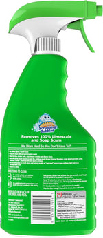 Scrubbing Bubbles Mega Bathroom and Shower Cleaner Spray, Foaming Action Removes Limescale and Soap Scum, Rainshower Scent, 32oz