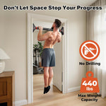 Sportneer Adjustable Doorway Pull-Up Bar, 440 lbs Capacity, No Drilling