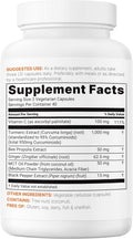 Micro Ingredients Pure Turmeric Curcumin Supplement 1,000mg – 95% Curcuminoids with Black Pepper & Ginger – High Absorption for Joint & Antioxidant Support* – Filler Free, 120 Veggie Capsules
