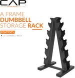 CAP A-Frame Dumbbell Rack | Holds Up to 200 lbs, Durable Steel