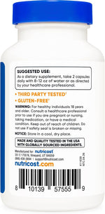 Nutricost NAD+ Supplement 1,000mg per Serving,120 Capsules (Nicotinamide Adenine Dinucleotide) - 60 Servings, Gluten-Free, Vegan