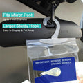 Handicap Parking Placard Holder, Ultra Transparent Disabled Permit Protective Cover with Large Hanger by Tbuymax (Set of 2)