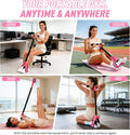 Upgraded Durable Pedal Resistance Band with Handle for Full-Body Workout