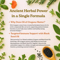 Micro Ingredients Oil of Oregano Softgels, 300 Count | 2 in 1 Formulated with Black Seed Oil | 4X Strength Carvacrol & Thymoquinone | Plant Based, Non-GMO