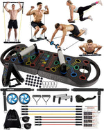 HOTWAVE 20-in-1 Foldable Push Up Board for Home Gym Strength Training