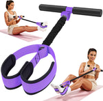 Upgraded Durable Pedal Resistance Band with Handle for Full-Body Workout