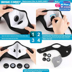 BASE CAMP Activated Carbon Replacement Filters for M PRO, M Plus, M Cross, N Plus Masks