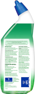 Lysol Toilet Bowl Cleaner Gel, For Cleaning and Disinfecting, Stain Removal, Forest Rain Scent, 24oz (Pack of 2)