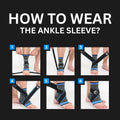 Koprez Plantar Fasciitis Sleeve - Plantar Fasciitis Relief, Plantar Fasciitis Socks, Ankle Compression Sleeve, Ankle Support for Women, Plantar Fasciitis Brace, Ankle Sleeve, Ankle Support Men
