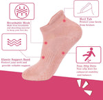 Loudashuaiqi Grip Pilates Socks for Women, Non-Slip Athletic Yoga Socks