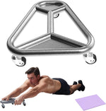 HOTWAVE Extra-Wide Ab Roller Wheel for Core Workout - Stable & Quiet Fitness Equipment