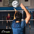 Champion Sports® Rubber Volleyballs – Official Size, Durable for Indoor & Outdoor Use, Premium Equipment for Beginners and Competitive Play, White & Assorted & Colors Available