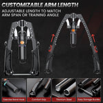 Adjustable Twister Arm Trainer - 3-in-1 Hydraulic Power Chest Workout Equipment