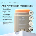 Abib Airy Sunstick SPF50+ 0.81oz | Korean Sunscreen Stick, No Whitecast, Water-Resistant
