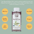 La Tourangelle, Roasted Walnut Oil, Plant-Based Source of Omega-3 Fatty Acid, Cooking, Baking, & Beauty, 16.9 Fl Oz