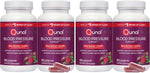 Qunol Blood Pressure Support, 3 in 1 Beets + CoQ10 + Grape Seed Extract, Beet Root Capsules that Supports Healthy Blood Circulation & Heart Healthy Energy, 60 Count (Pack of 1)