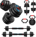 FITPLAM Adjustable Dumbbell Set, 20-90lbs, 5-in-1 for Home Gym