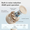 JISULIFE Handheld Portable Turbo Fan [16H Max Cooling Time], 4000mAh USB Rechargeable Personal Battery Operated Mini Small Pocket Fan with 5 Speeds for Travel/Outdoor/Vacation/Concerts - Brown