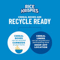 Kellogg's Rice Krispies Cold Breakfast Cereal, 8 Vitamins and Minerals, Rice Krispies Treats, Giant Size, Original, 24oz Box (1 Box)