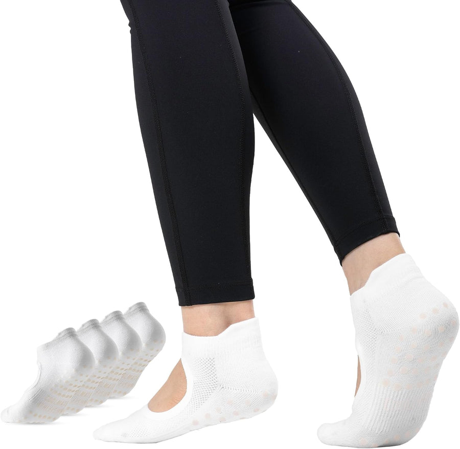 CoolMate Pilates Socks with Grips for Women - Yoga Socks