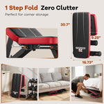 NICEPEOPLE Adjustable Weight Bench for Home Gym, 660LBS Capacity