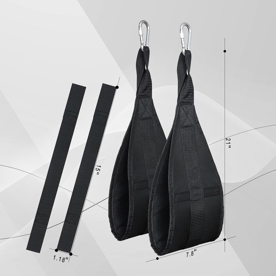 Hanging Ab Straps for Pull Up Bar: Gym Ab Sling Straps for Core Workout