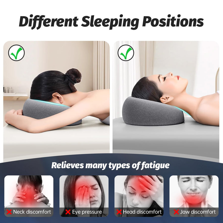 xiaomubiao face down pillows for massage table and stomach sleeping grey