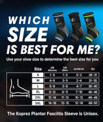 Koprez Plantar Fasciitis Sleeve for Ankle Support and Relief