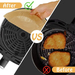 Air Fryer Liners for Ninja Air Fryer, 125 Pcs Disposable Paper Liner for most 4-8QT AirFryer