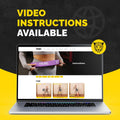 Tribe Lifting Fabric Resistance Bands - 5 Workout Bands for Legs & Glutes