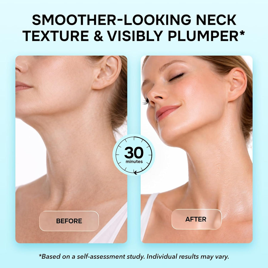 V Line Lifting Mask with Collagen, Retinol & Hyaluronic Acid - Caffeine, Niacinamide Visible Neck Tightening and Chin Lifting Mask for Women - Double Chin Strap for Face & Jawline Shaper - 7 pcs