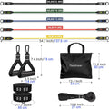 Readaeer Resistance Bands - Exercise Bands for Workout, Fitness, Strength Training