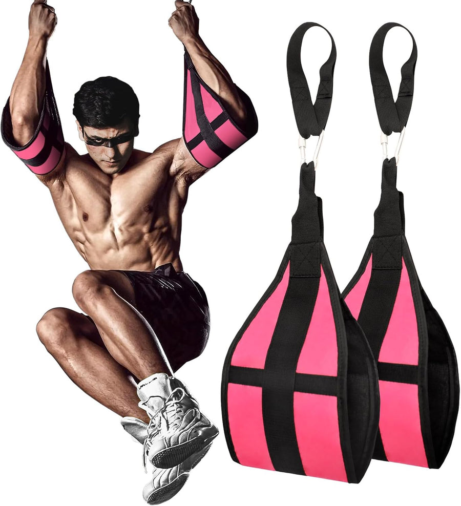Hanging Ab Straps for Pull Up Bar: Gym Ab Sling Straps for Arm & Leg Raises
