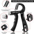 Hand Grip Strengthener 2 Pack - Adjustable Resistance 10-130 lbs, Forearm Exerciser for Muscle Building & Injury Recovery